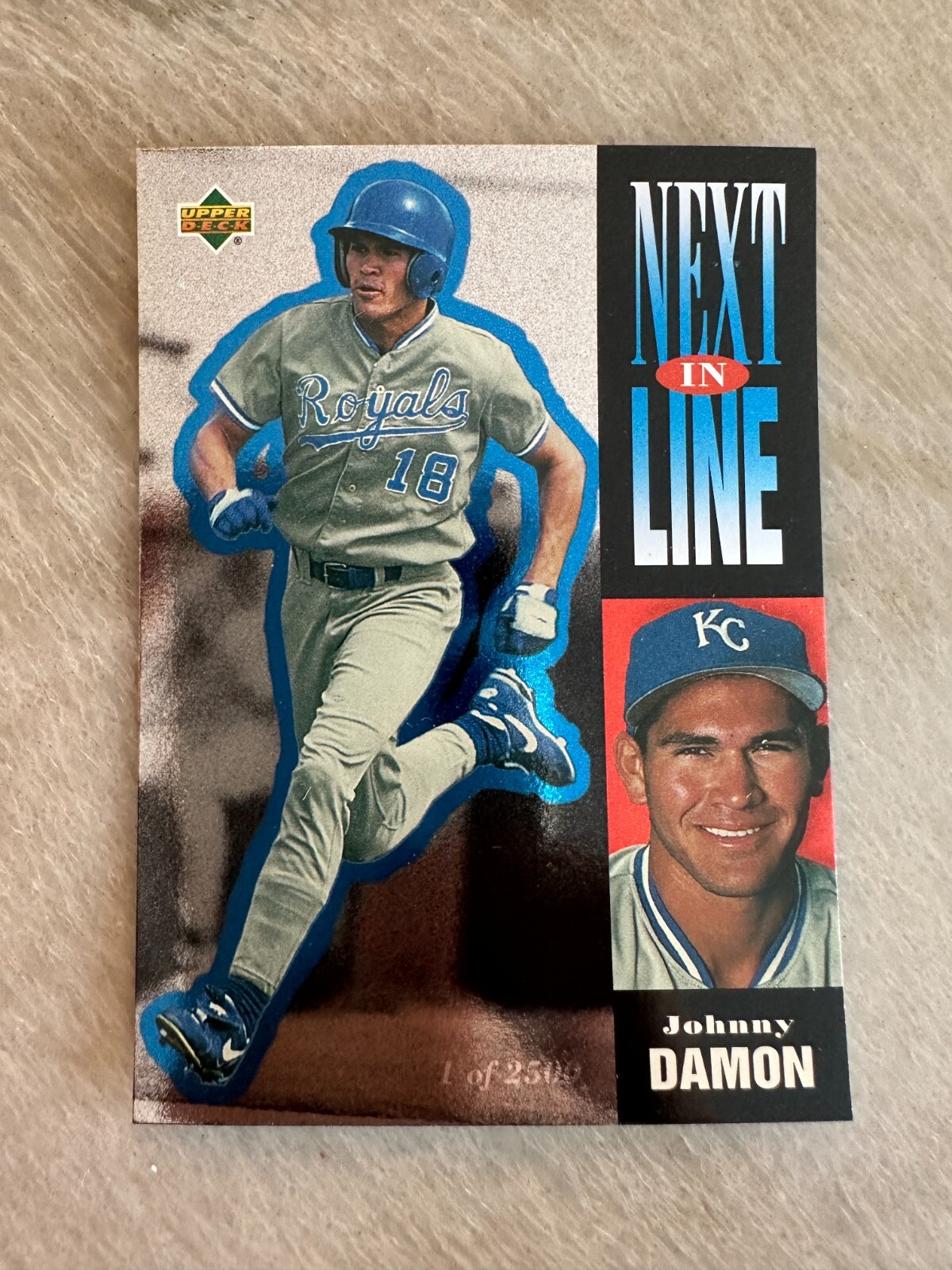 JOHNNY DAMON 1994 UPPER DECK ALL-TIME HEROES NEXT IN LINE ROOKIE RC #4 PR /2500