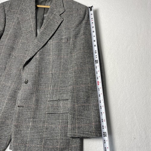 Vintage Brooks Brothers Men’s Blazer Size 41R Made In USA Tweed Sport Jacket 90s - Picture 17 of 17