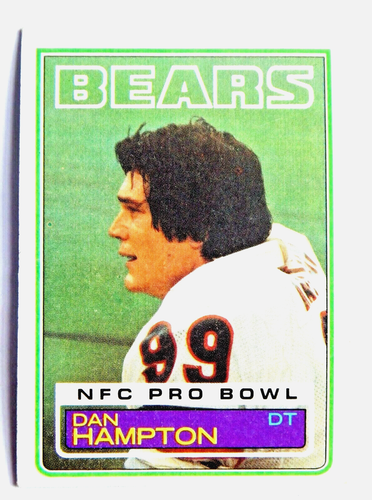 Dan Hampton #30 Topps 1983 Football Karte (Chicago Bears) E