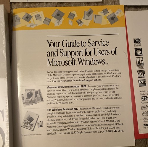Microsoft Windows Version 3.1 Upgrade Edition Windows 3.0 Or 2.X Users - Picture 5 of 10