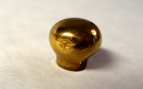 Unusual Old Copper, Brass & Enamel Engine-Turned 2.2"x1.8"x0.3" Perfume Bottle - Picture 7 of 7