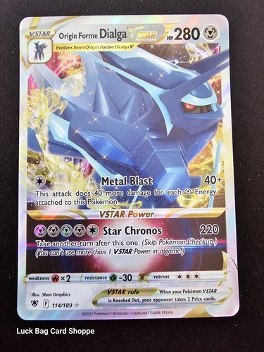 Origin Forme Dialga VSTAR Ultra Rare SWSH10: Astral Radiance Pokemon TCG - Bild 1 von 2