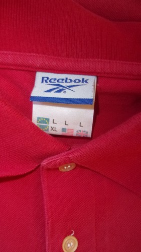 Polo vintage Reebok soldes Taille L