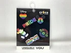 Crocs Jibbitz Charms Disney Rainbow Pride LGBTQ+ Shoe Charm Set of 5