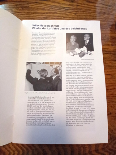 1998 100 Jahre Willy Messerschmitt Gedenkveröffentlichung in deutscher Sprache - Bild 3 von 7
