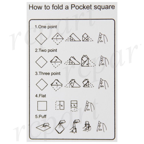 New men's polyester solid lavender hankie pocket square formal wedding party - Picture 2 of 2