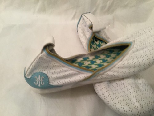 Royal Elastics Ballet Flat Shoes White multicolor Leather Women’s Us11 - Picture 6 of 6