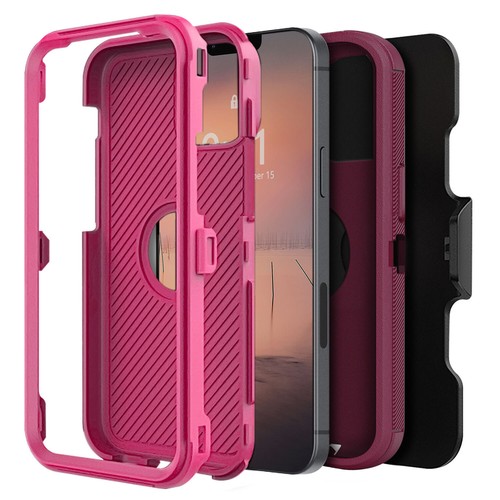 For iPhone 13/13 Pro Max/Pro Hybrid Shockproof Case Heavy Duty Cover / Belt Clip - Picture 12 of 63