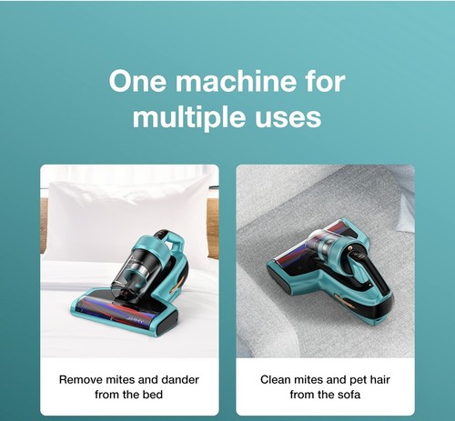 Jimmy Milbensauger UV-C Licht Filter Staubsauger für Matratze 700W 3Modi BX7 Pro - Bild 11 von 18