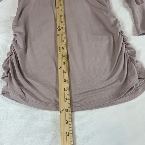 Belly Glow Rose Mauve Tunic Maternity Shirt Women's Size Small - Picture 10 of 12