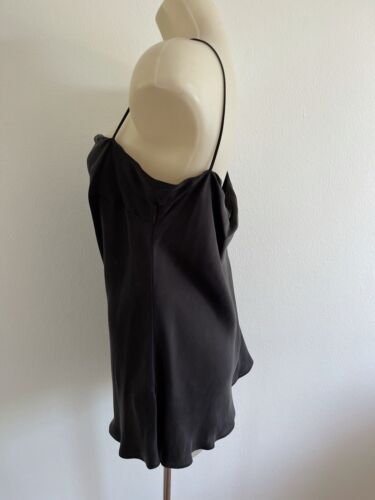 St Agni BELLE TOP Camisola NEGRO XL 100% Seda Lavada con Arena Satén Mínimo G... - Imagen 7 de 12