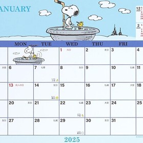Sanrio 451479 Snoopy Tabletop Sheet Calendar 2025 From Japan