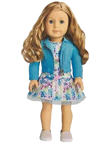 American Girl Truly Me 78 WVY BLND Hair LT Skin GRN Eyes 18" Doll & Book RETIRED - Picture 1 of 13