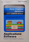 TI-99/4A -- HOME FINANCIAL DECISIONS (CARTRIDGE PHM3006)