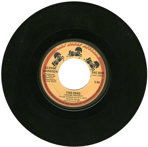 7” e Harrison Love Comes To Everyone P373D Dark Horse Records /00080 George Harrison - Love Comes To Everyone (7