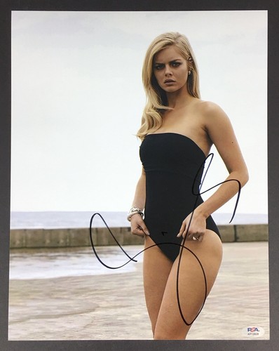 SAMARA WEAVING SIGNED 11X14 PHOTO PSA DNA AUTOGRAPH PHOTOSHOOTING SWIMSUIT