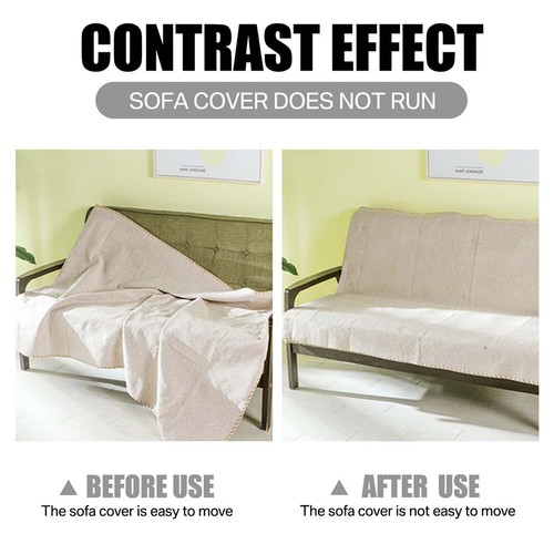 VELVET Elastic STRETCH SOFA COVERS Settee Slipcover Protector 1/2/3/4Seater UK - Picture 63 of 63