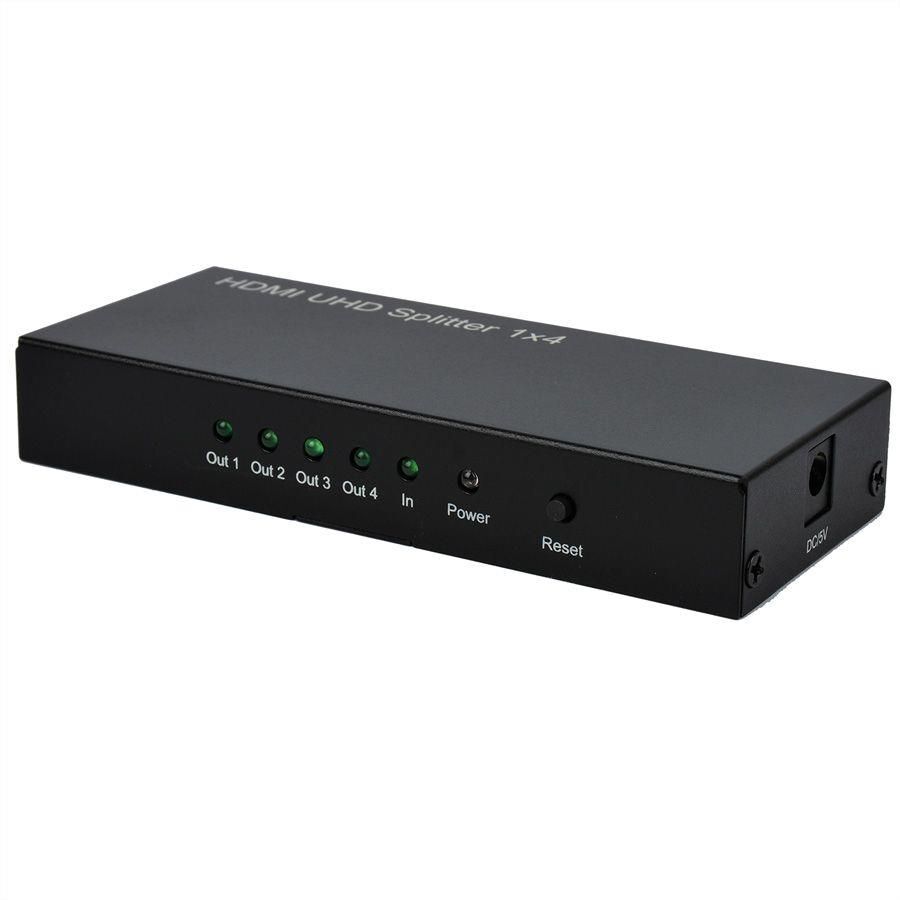 Thumbnail - Itb Roline Hdmi Splitter 4k 4-fach Ro14.01.3586 Cavo Hdmi