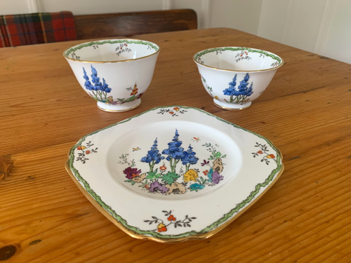 1930's Tuscan Plant Tea Set Cottage Garden Flowers for Litherland's of Liverpool - Picture 21 of 24