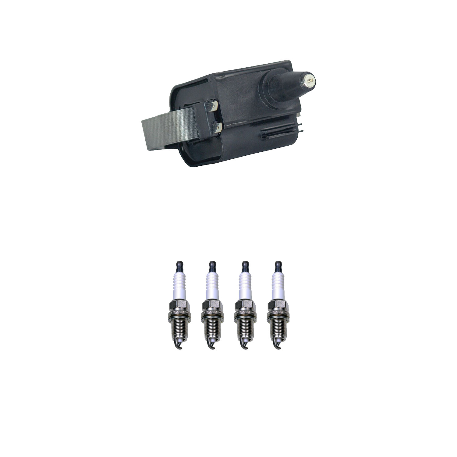 Hitachi Ignition Coil 4 Denso Iridium Spark Plugs Kit For Accord Odyssey L4