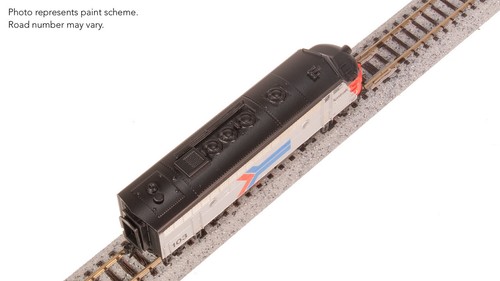Broadway Limited 9275 N Scale F7 A-Unit Amtrak #105 DC Stealth Diesel New - Picture 2 of 10