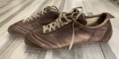 Dirk Bikkembergs Brown Leather Sneakers Size:IT 40