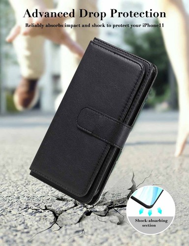 10 Card Holder Wallet Leather Case Cover for Samsung A13 A23 A33 A53 A14 A34 A54 - Picture 8 of 57