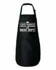 I Enjoy Long Romantic Walks Through The Meat Dept Funny BBQ Apron Father's Day