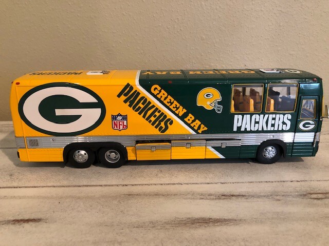 Danbury Mint NFL grön Bay packaers Team buss Danbury Mint NFL grön Bay packaers Team buss