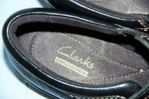 CLARKS Collection Women 6.5M Shoes - Black Leather - NICE! - Picture 8 of 8