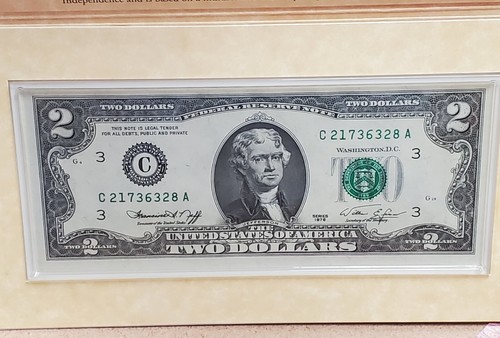 1993 Thomas Jefferson Coin and Currency Set - Picture 6 of 7