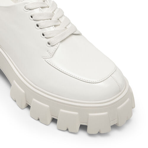 Damenschuhe Plateau Oxford-Schuhe klobig Schnürschuhe bequem elegant - Bild 24 von 27