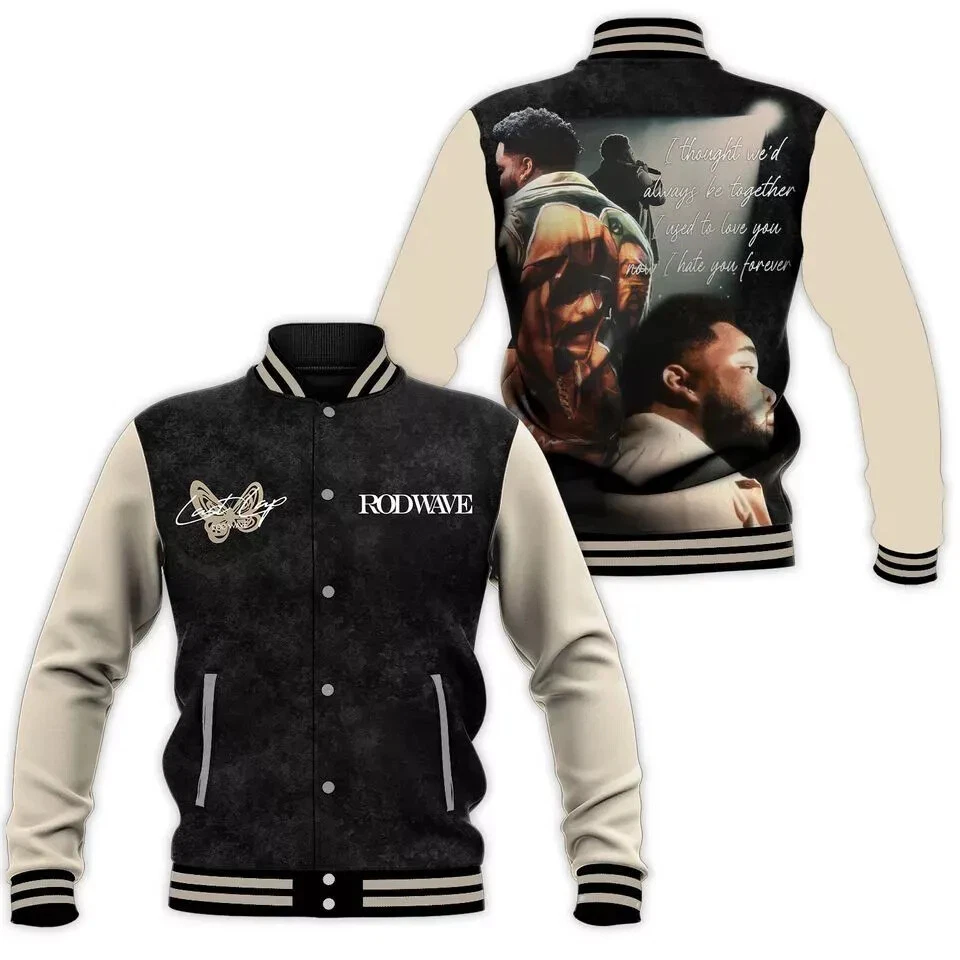 Rod Wave Baseball Jacket, Last Lap Jacket