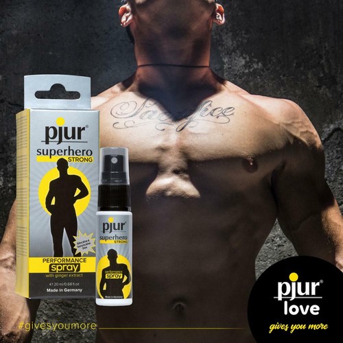 pjur superhero STRONG performance spray - Verzögerungsspray für Männer (20 ml) - Bild 2 von 3