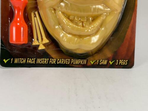 PUMPKIN MASTERS WICKED WITCH Carving Kit Face Insert Carved Pumpkin Halloween - Picture 3 of 6