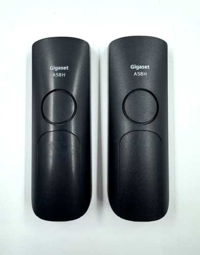 2x Gigaset A58H Telefon Handteil Anrufbeantworter A585 Ladestation Neue Akkus - Bild 3 von 9