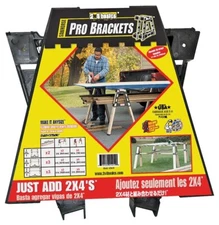 Hopkins 90194 PAIR OF SAWHORSE BRACKETS 2000 Lbs Load MAKE IT ANY SIZE 7343585