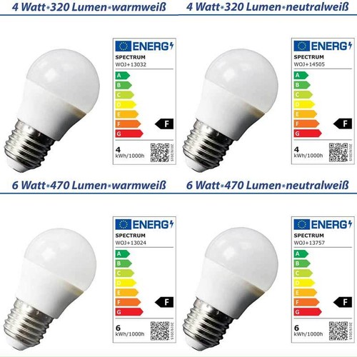 E27 E14 LED Leuchtmittel Lampe Kugellampe Kerze Birne 4W 6W 8W 9W 12W 15W 17W - Bild 2 von 21