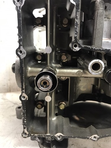 90 Honda CB 1 400 CB1 CB400 F CB-1 engine crank case cases block bottom end - Picture 16 of 20