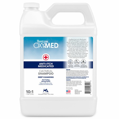 Medicated Oatmeal Pet Shampoo Anti Itch Deep Cleansing Allergy Relief Pick Size  - Bild 5 von 10