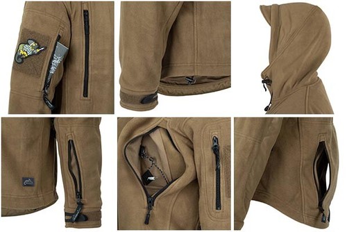 Helikon-tex PATRIOT Double Fleece jacket Combat Hooded Warm Outdoor Tactical - Picture 60 of 132