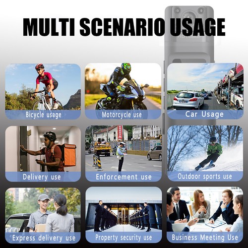 Mini Wifi Sports Clip Camera 1080P Night Vision Body Action Recorder 270° Rotate - Picture 14 of 16