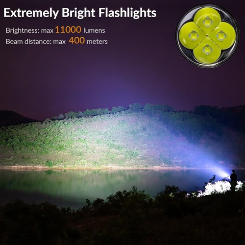 Sofirn BLF Q8 Pro wiederaufladbare Taschenlampe 11000 Lumen - kaltweiß (6500K) - Bild 2 von 9