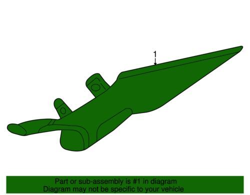 Genuine Ford Lincoln MKZ 2006-2012 Rear Right Quarter Trim Panel 9E5Z-5452018-BC - Picture 2 of 2