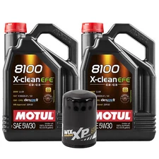 10L Motul 8100 X-CLEAN EFE 5W30 Wix XP Filter Motor Oil Change Kit API SN