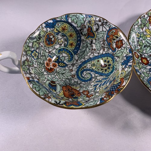 Vintage Radfords Chintz Floral Paisley Teacup & Saucer Bone China England Mint - Picture 5 of 9