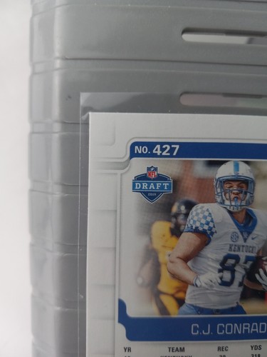 2019 Panini NFL Football Score RC C.J. Conrad Kentucky Wildcats Card #427 - Picture 8 of 10