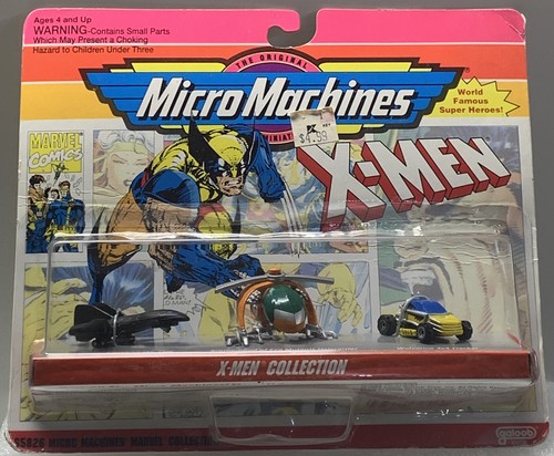 Micro Machines 65826 X-Men Marvel Galoob 1993 X Men 3 vehicles Great Gift - Picture 1 of 5