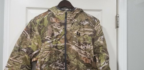 NEW Under Armour Brow Tine Men’s Hoodie Jacket  Camo Size M 1316741-940 $160 - Picture 3 of 11