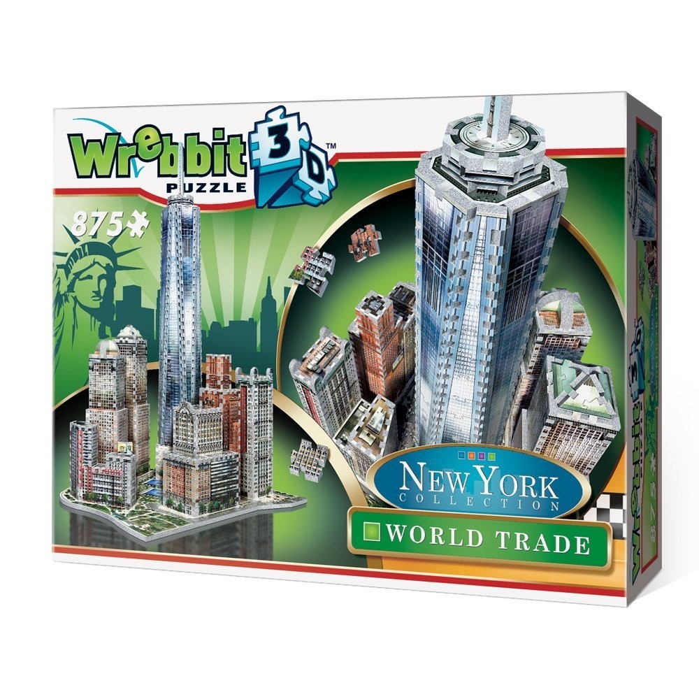 Wrebbit W3D-2012 - New York Collection - World Trade - Puzzle 3D 875 Pz Wrebbit Wrebbit W3D-2012 - New York Collection - World Trade - Puzzle 3D 875 Pz Wrebbit